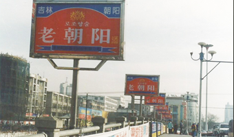 1998年，在河南桥，公园桥设立立式灯箱，亮化美化延吉；同年果皮箱、社区栏